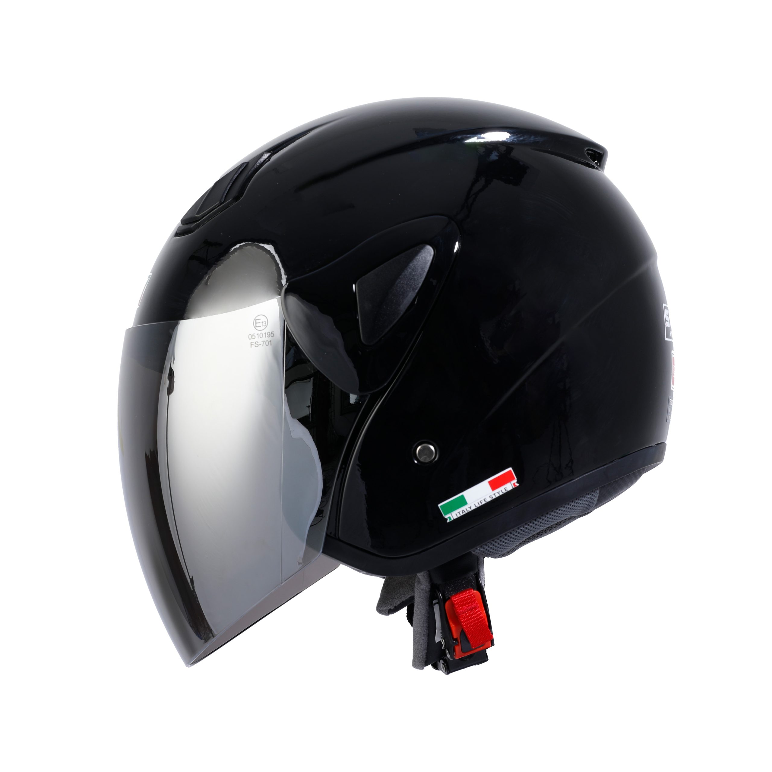 SWAY 733 Kask Siyah - Bodrum Motosiklet Dünyası