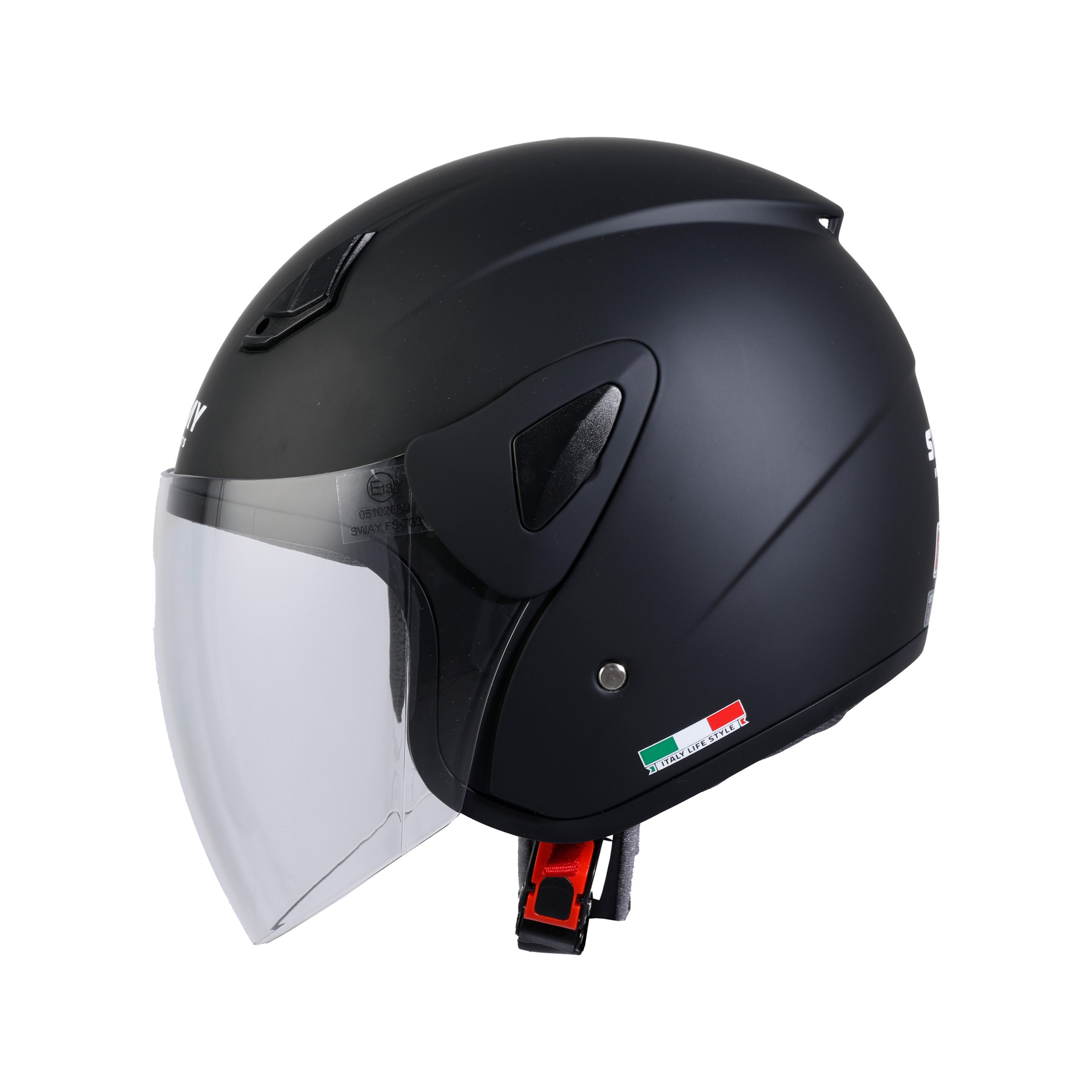 SWAY 733 Kask Mat Siyah